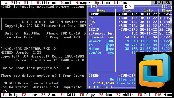 VM DOS 6.22